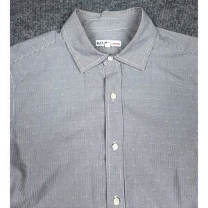 Alex Mill Shirt Mens Medium Striped Geometric Button Up Collared Long Sleeve